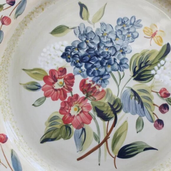 Certified International Pamela Gladding Flora Pattern Decorative Plate, 11.25" - Picture 6 of 6